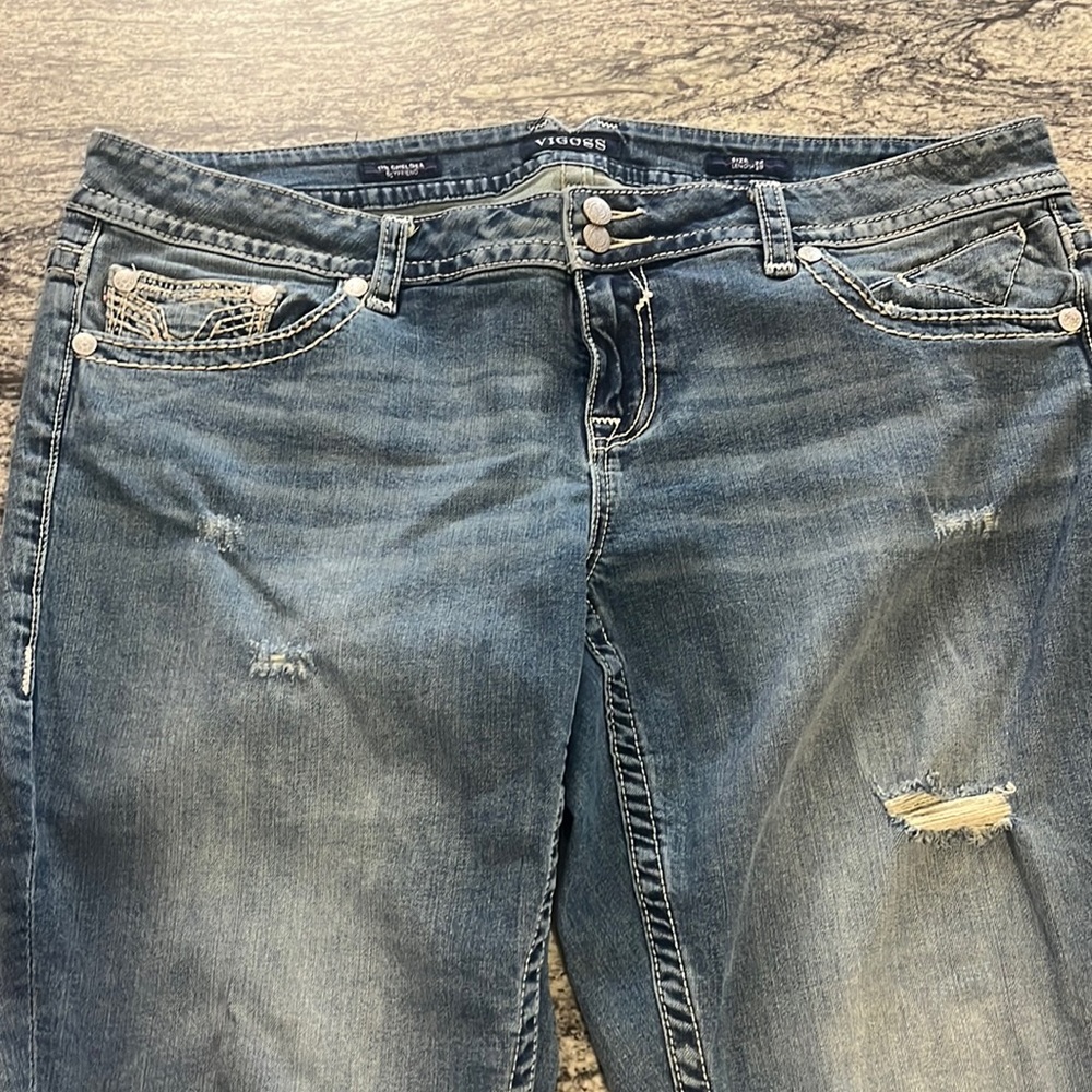 Great pair of Vigoss jeans plus size 22. The Chelsea cut, boyfriend